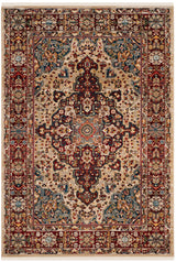 Safavieh Kashan Ksn305K Ivory / Red Rugs - Safavieh - ksn305k - 3