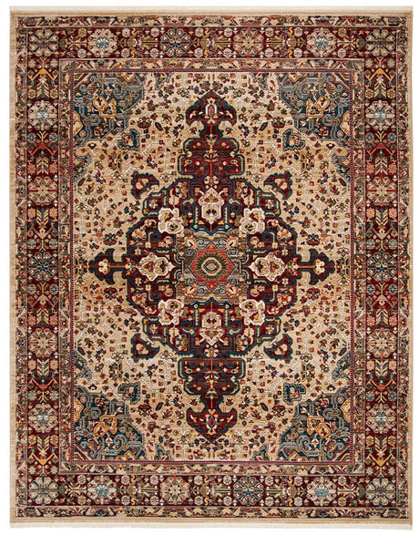 Safavieh Kashan Ksn305K Ivory / Red Rugs - Safavieh - ksn305k - 3