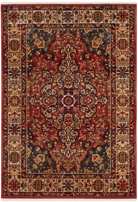 Safavieh Kashan Ksn305L Red / Ivory Rugs - Safavieh - ksn305l - 3