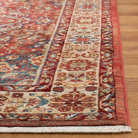 Safavieh Kashan Ksn305L Red / Ivory Rugs - Safavieh - ksn305l - 3