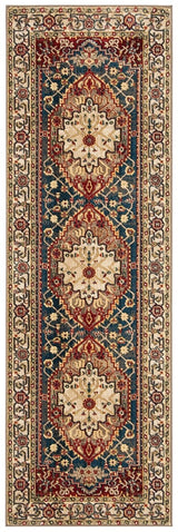 Safavieh Kashan Ksn306A Ivory / Blue Rugs - Safavieh - ksn306a - 28