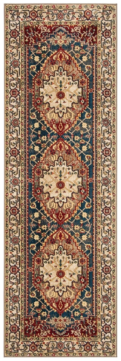 Safavieh Kashan Ksn306A Ivory / Blue Rugs - Safavieh - ksn306a - 28