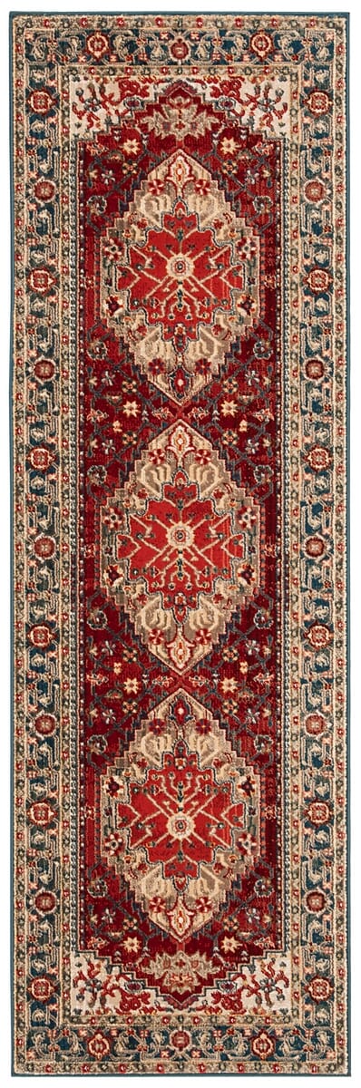 Safavieh Kashan Ksn306M Blue / Red Rugs - Safavieh - ksn306m - 28