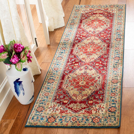 Safavieh Kashan Ksn306M Blue / Red Rugs - Safavieh - ksn306m - 28