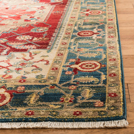 Safavieh Kashan Ksn306M Blue / Red Rugs - Safavieh - ksn306m - 3