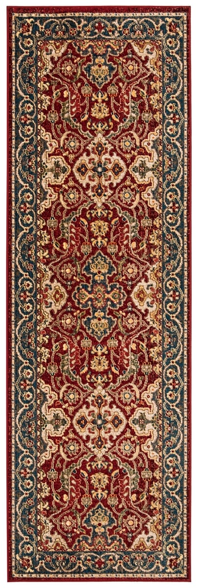 Safavieh Kashan Ksn307Q Red / Blue Rugs - Safavieh - ksn307q - 28