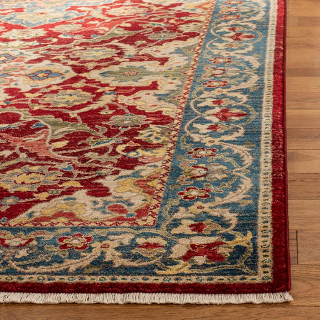 Safavieh Kashan Ksn307Q Red / Blue Rugs - Safavieh - ksn307q - 3