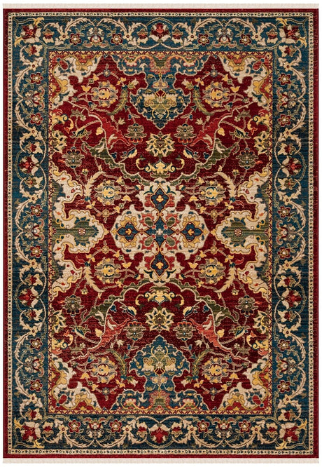 Safavieh Kashan Ksn307Q Red / Blue Rugs - Safavieh - ksn307q - 3