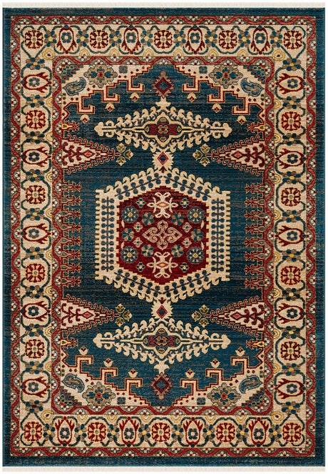 Safavieh Kashan Ksn308N Navy Blue / Ivory Rugs - Safavieh - ksn308n - 3