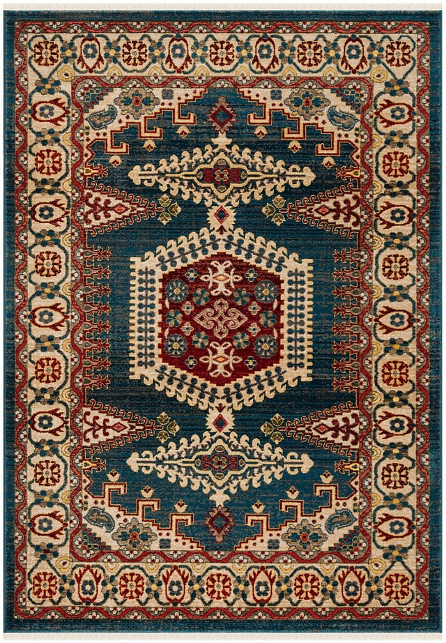 Safavieh Kashan Ksn308N Navy Blue / Ivory Rugs - Safavieh - ksn308n - 3