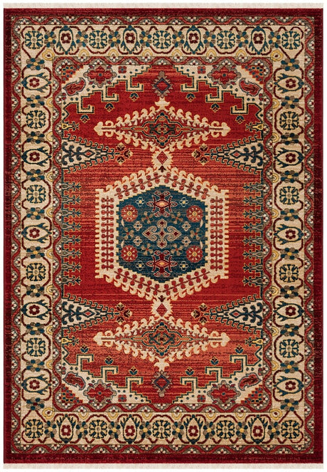 Safavieh Kashan Ksn308Q Red / Ivory Rugs - Safavieh - ksn308q - 3