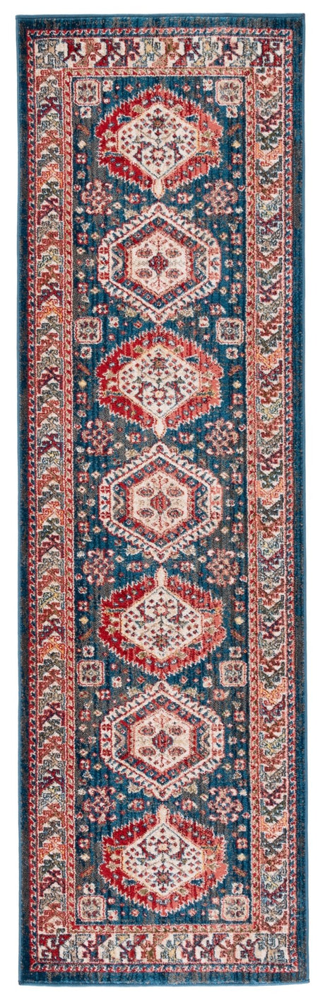 Safavieh Kashan Ksn353M Blue/Ivory Rugs - Safavieh - ksn353m - 28