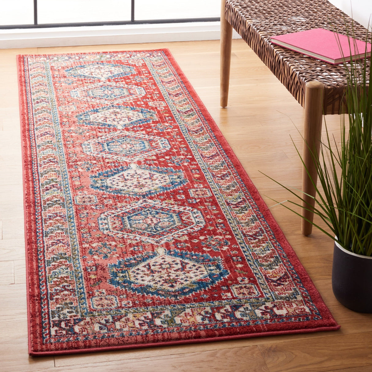 Safavieh Kashan Ksn353P Rust/Ivory Rugs - Safavieh - ksn353p - 28