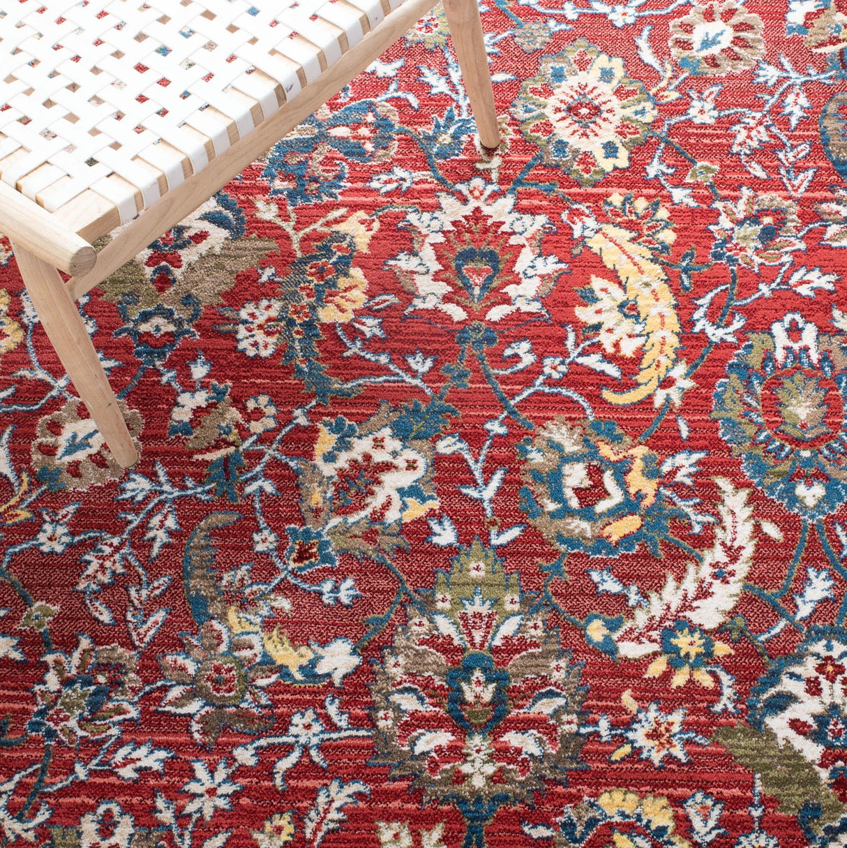 Safavieh Kashan Ksn398P Rust/Ivory Rugs - Safavieh - ksn398p - 3