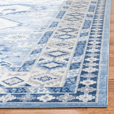 Safavieh Kazak Kzk119D Blue / Creme Rugs - Safavieh - kzk119d - 4