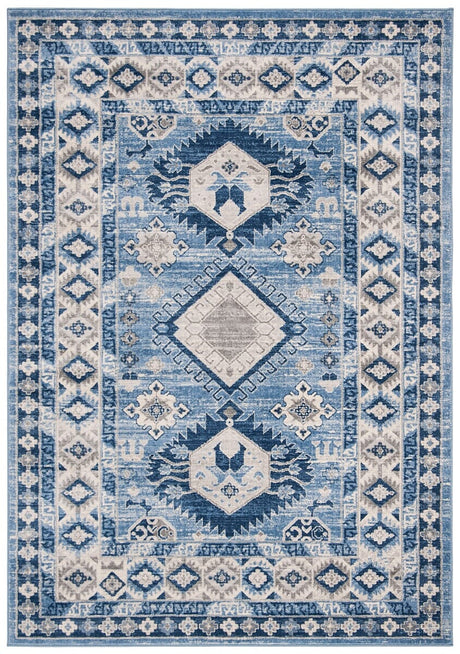 Safavieh Kazak Kzk119D Blue / Creme Rugs - Safavieh - kzk119d - 4