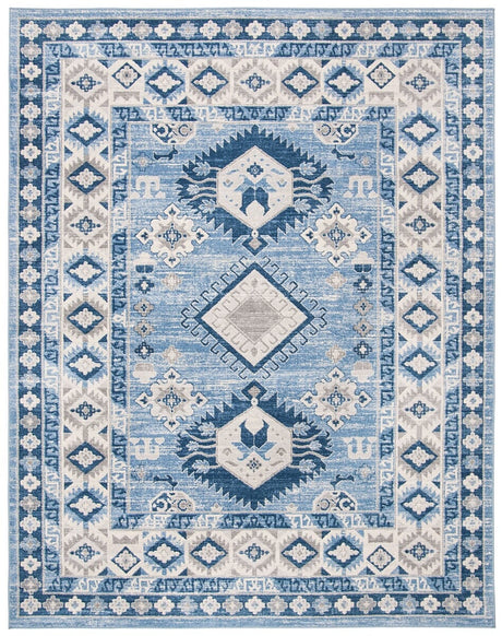 Safavieh Kazak Kzk119D Blue / Creme Rugs - Safavieh - kzk119d - 7r