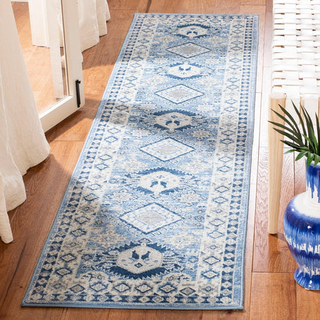 Safavieh Kazak Kzk119D Blue / Creme Rugs - Safavieh - kzk119d - 7sq