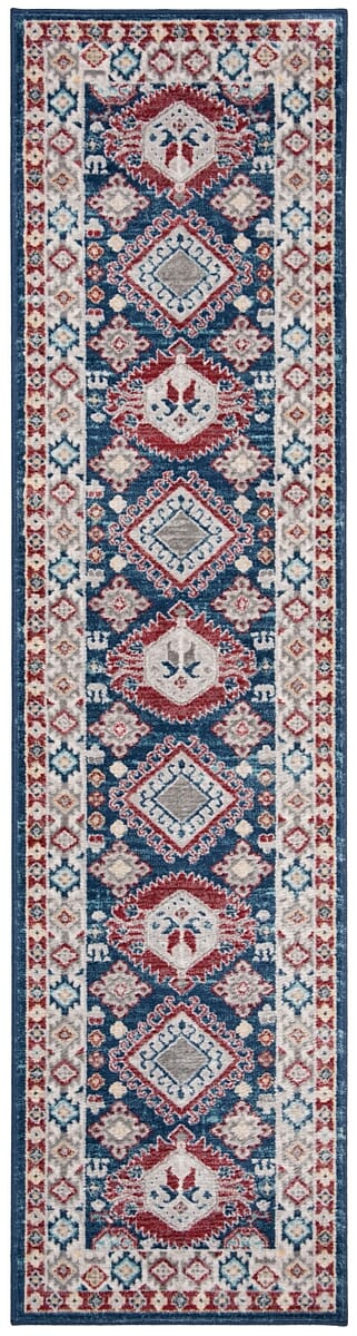 Safavieh Kazak Kzk119R Navy / Red Rugs - Safavieh - kzk119r - 28