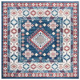 Safavieh Kazak Kzk119R Navy / Red Rugs - Safavieh - kzk119r - 7sq