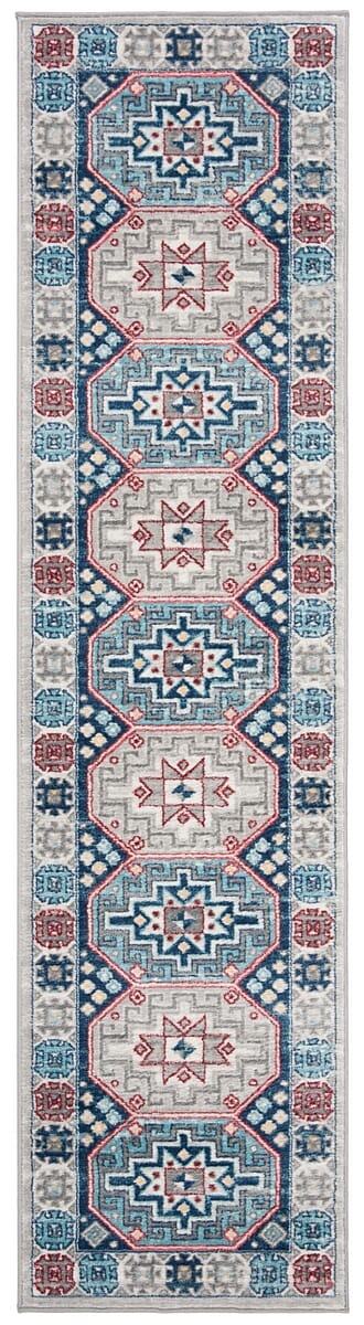 Safavieh Kazak Kzk120G Grey / Blue Rugs - Safavieh - kzk120g - 28