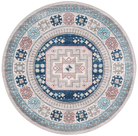 Safavieh Kazak Kzk120G Grey / Blue Rugs - Safavieh - kzk120g - 7r