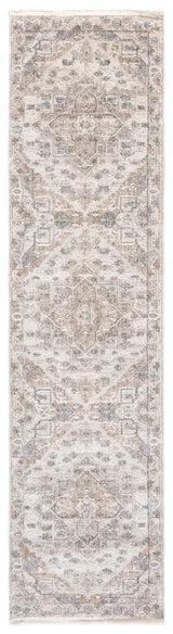 Safavieh Kendal 2'-0" x 8'-0" Rug in Grey / Ivory Beige