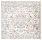 Safavieh Kendal 6'-7" x 6'-7" Rug in Grey / Ivory Beige