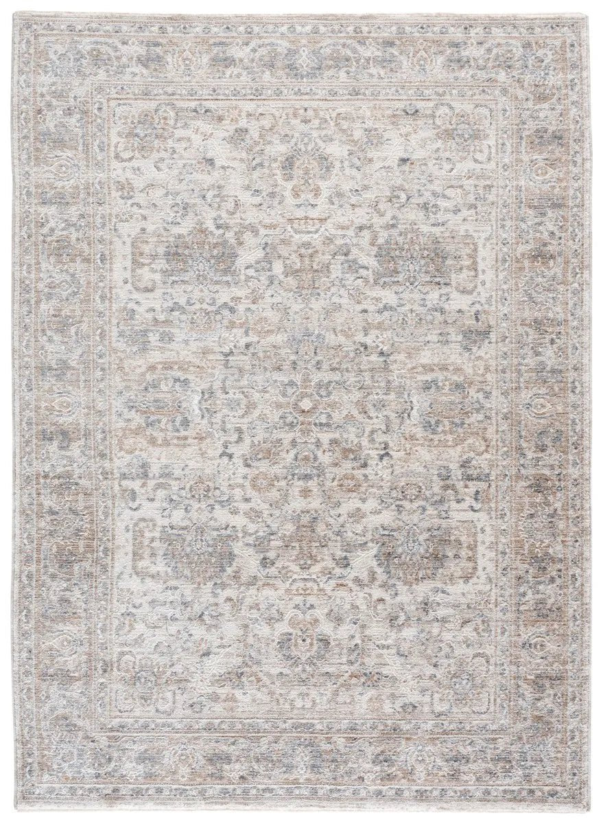 Safavieh Kendal 5'-3" x 7'-6" Rug in Beige / Ivory Grey