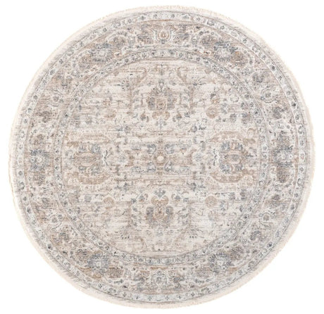 Safavieh Kendal 6'-7" x 6'-7" Rug in Beige / Ivory Grey