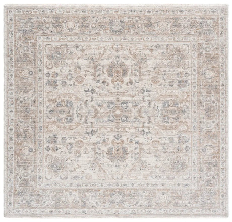 Safavieh Kendal 6'-7" x 6'-7" Rug in Beige / Ivory Grey