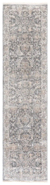 Safavieh Kendal 2'-0" x 8'-0" Rug in Dark Grey / Ivory Beige