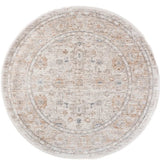 Safavieh Kendal 6'-7" x 6'-7" Rug in Beige / Grey Brown
