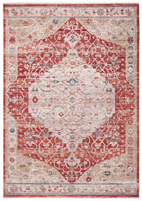 Safavieh Kenitra Kra661R Red/Beige Rug - Safavieh - kra661r - 3