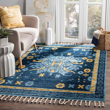 Safavieh Kenya Kny112A Blue / Gold Rugs - Safavieh - kny112a - 6