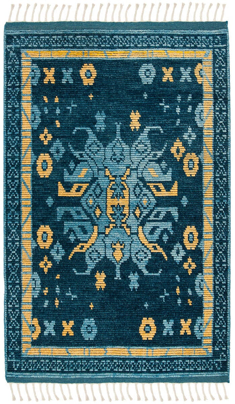 Safavieh Kenya Kny112A Blue / Gold Rugs - Safavieh - kny112a - 6