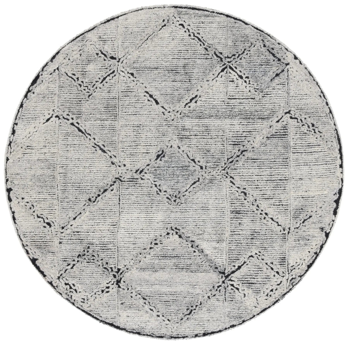 Safavieh Kenya 6'-0" x 6'-0" Rug in Ivory / Black