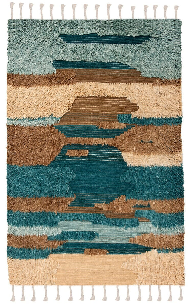 Safavieh Kenya Kny228M Blue / Beige Rugs - Safavieh - kny228m - 6