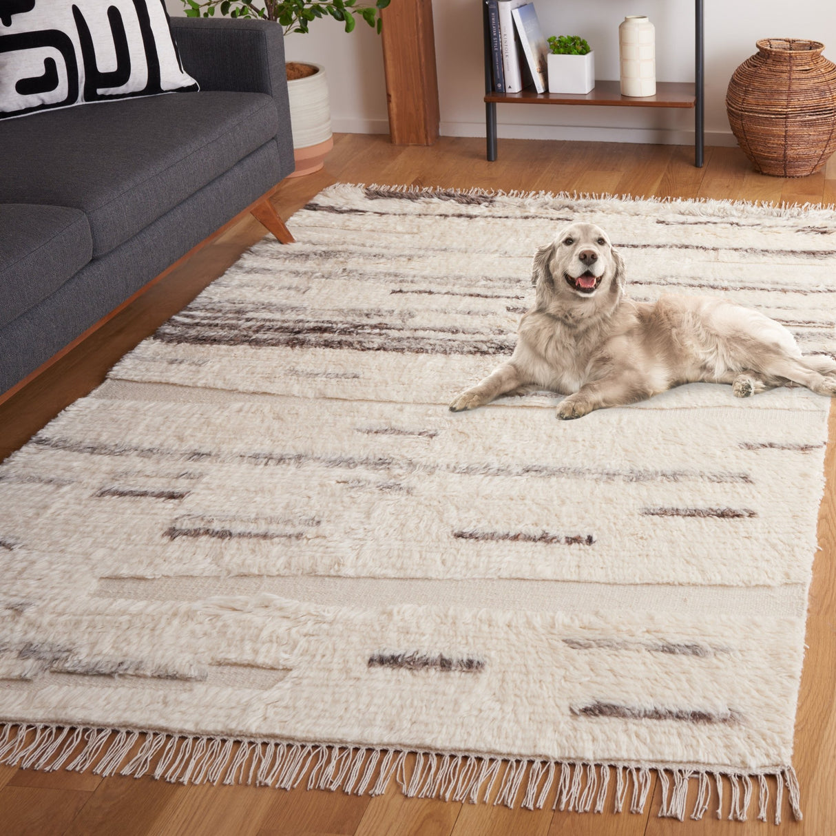 Safavieh Kenya Kny233A Grey/Ivory Rug - Safavieh - kny233a - 28