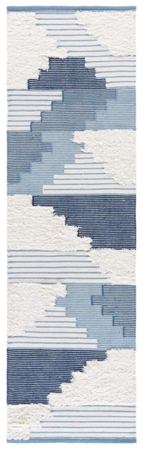 Safavieh Kenya 2'-3" x 8'-0" Rug in Blue / Ivory