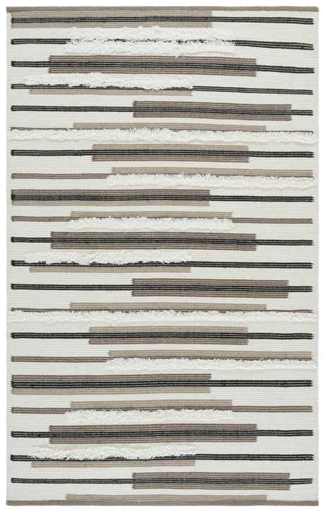 Safavieh Kenya 4'-0" x 6'-0" Rug in Brown / Ivory