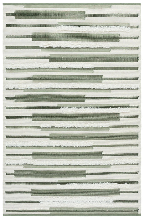 Safavieh Kenya 4'-0" x 6'-0" Rug in Sage / Ivory