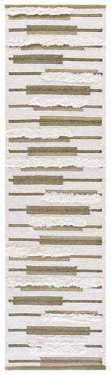 Safavieh Kenya 2'-3" x 8'-0" Rug in Olive / Ivory