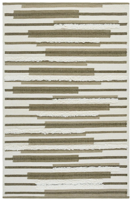 Safavieh Kenya 4'-0" x 6'-0" Rug in Olive / Ivory