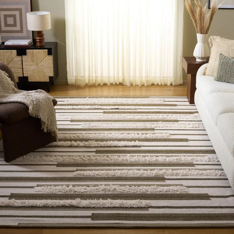 Safavieh Kenya 8'-0" x 10'-0" Rug in Olive / Ivory