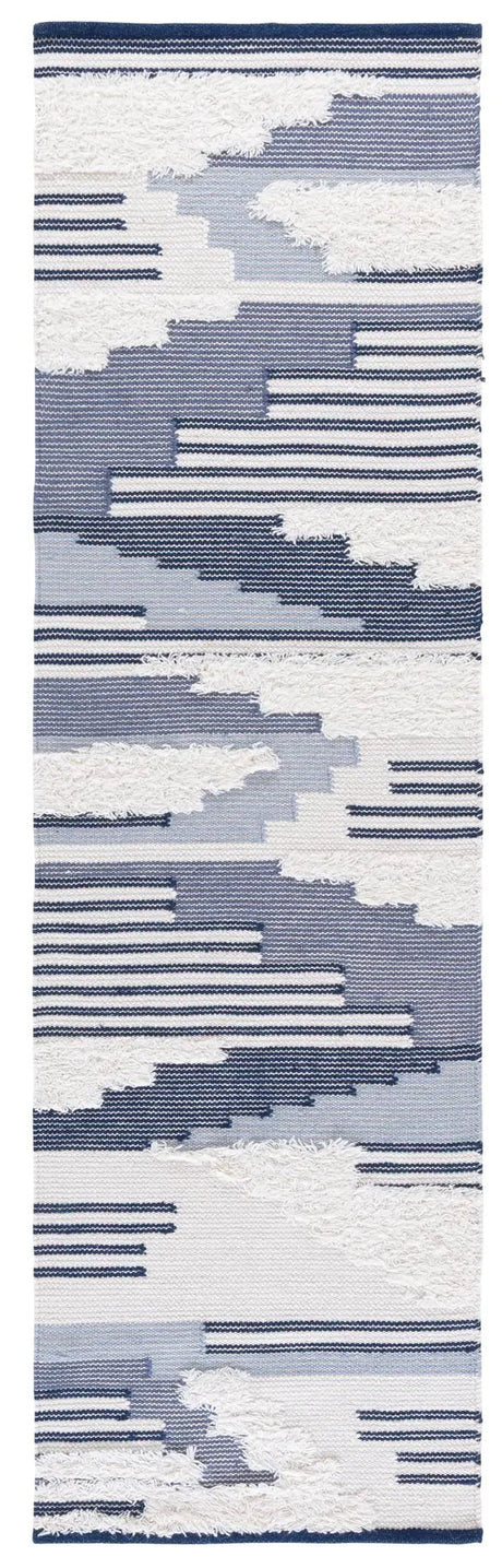 Safavieh Kenya 2'-3" x 8'-0" Rug in Blue / Ivory