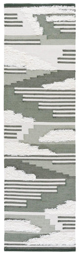 Safavieh Kenya 2'-3" x 8'-0" Rug in Sage / Ivory