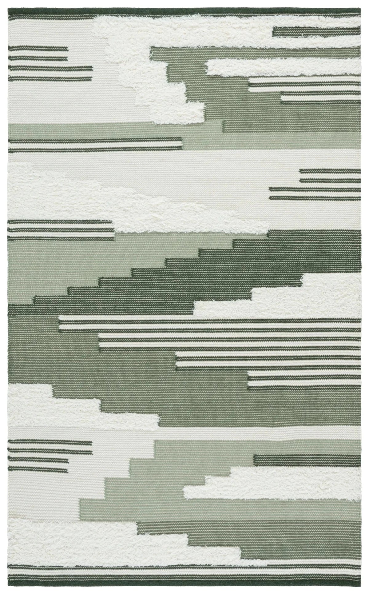 Safavieh Kenya 4'-0" x 6'-0" Rug in Sage / Ivory