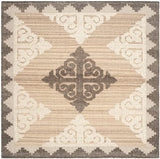 Safavieh Kenya Kny312A Brown / Charcoal Rugs - Safavieh - kny312a - 7sq