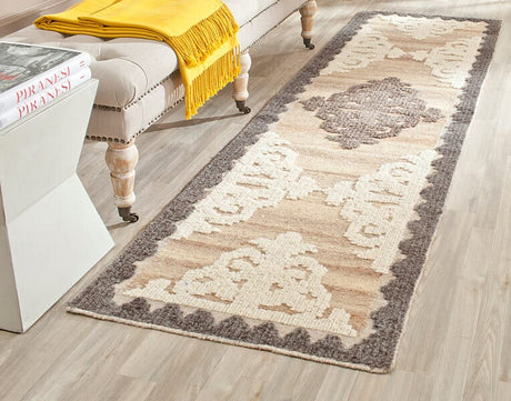 Safavieh Kenya Kny312A Brown / Charcoal Rugs - Safavieh - kny312a - 7sq